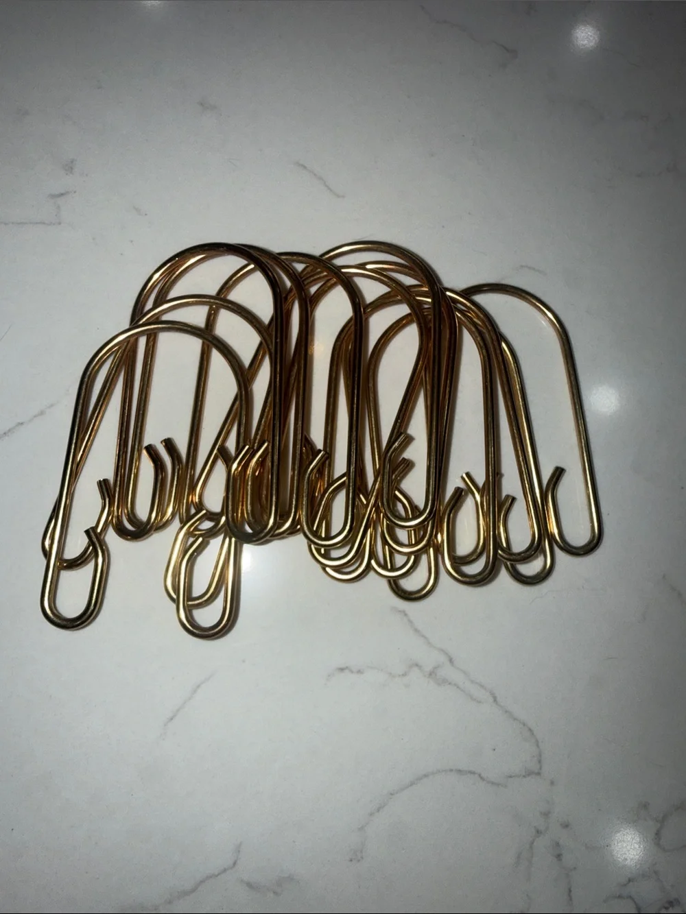 Gold-tone Hearth & Hand by Magnolia shower curtain hooks